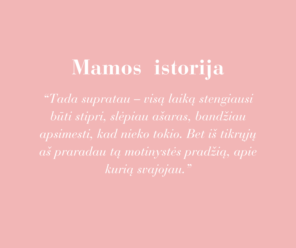 bendruomenė motinystėje